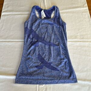 oiselle Flyte Tank XS Heathered Blue